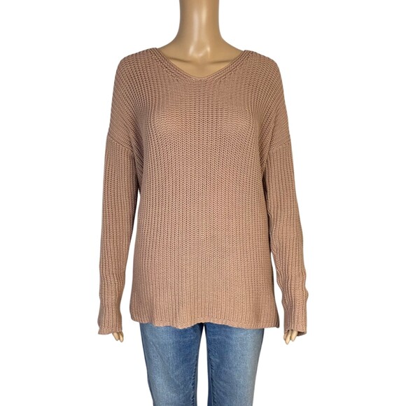 Jenni Kayne Sweaters - Jenni Kayne Cotton Cabin Sweater Rose Pink Size XS